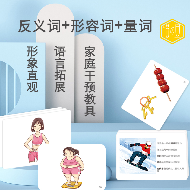 惜旦儿童语言迟缓训练卡片套装