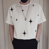 T62-P48潮牌白色短袖男款夏季2023新款男装重磅T恤宽松半袖，男装T恤，电商A257