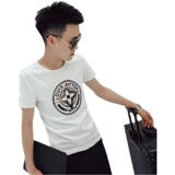 T29-P452021夏季新款潮流短袖男时尚休闲半袖反光体恤2，男装T恤，电商A257