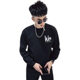W132021新款字母卫衣男春秋潮牌时尚潮流圆领衣服白首，男装卫衣，电商A257