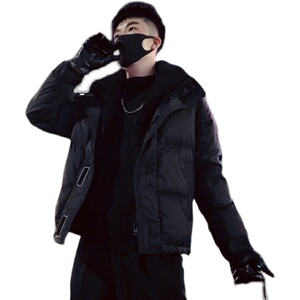 MY30-P178 冬季假两件羽绒服男加厚男装上衣2024新款痞帅羽绒棉1图片