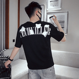 T66-P40夏季新款潮牌短袖2021网红潮流百搭宽松上衣半袖衣服，男装T恤，电商A257