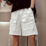 D53男士韩版潮牌宽松休闲工装裤网红个性百搭5分直筒裤3，男装休闲裤，电商A257