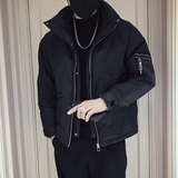 MY38-P178冬季羽绒服男立领外套2024新款男装帅潮牌羽绒棉衣服2，男装羽绒服，电商A257