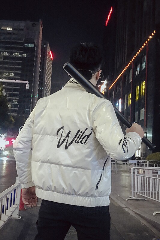 MY82-特P175冬季男新款羽绒服2020短款潮牌时尚修身小立领厚外套,男装羽绒服,电商A257