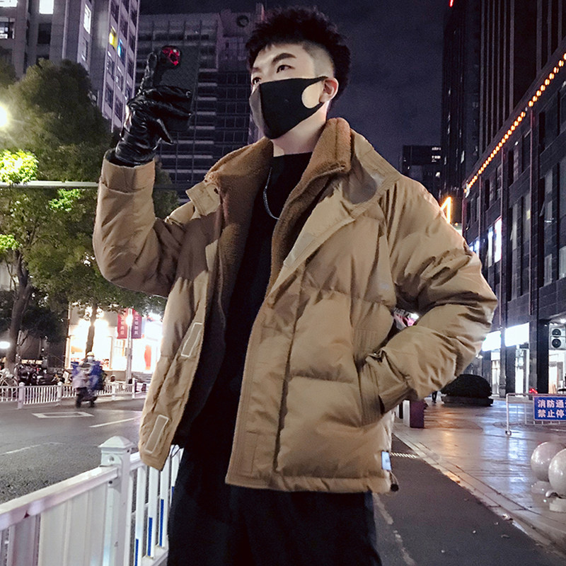 MY30-P178冬季假两件羽绒服男加厚男装上衣2024新款痞帅羽绒棉3,男装羽绒服,电商A257