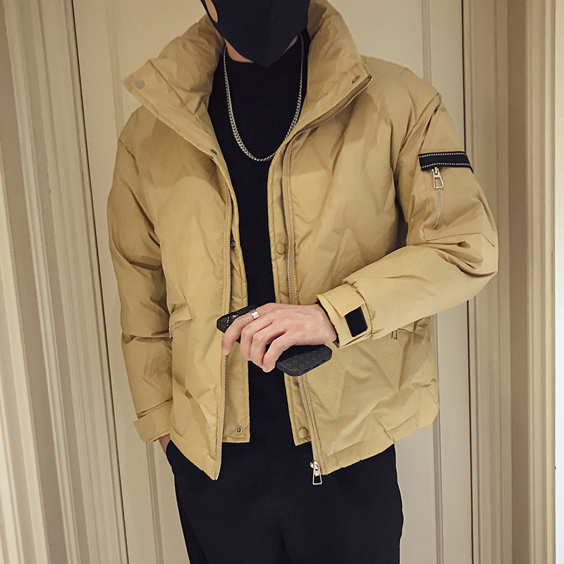 MY38-P178冬季羽绒服男立领外套2024新款男装帅潮牌羽绒棉衣服2,男装羽绒服,电商A257