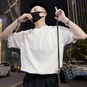 X50-P58 设计感短袖T恤男重磅ins潮牌半袖2024新款夏季男装3图片