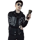 JK002-特批98春季男士外套青春韩风潮流帅气休闲潮牌个性夹克白，男装夹克，电商A257