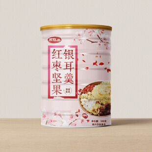 红枣坚果银耳羹纯莲藕粉坚果藕粉饱腹早餐营养美味即食冲泡复合味