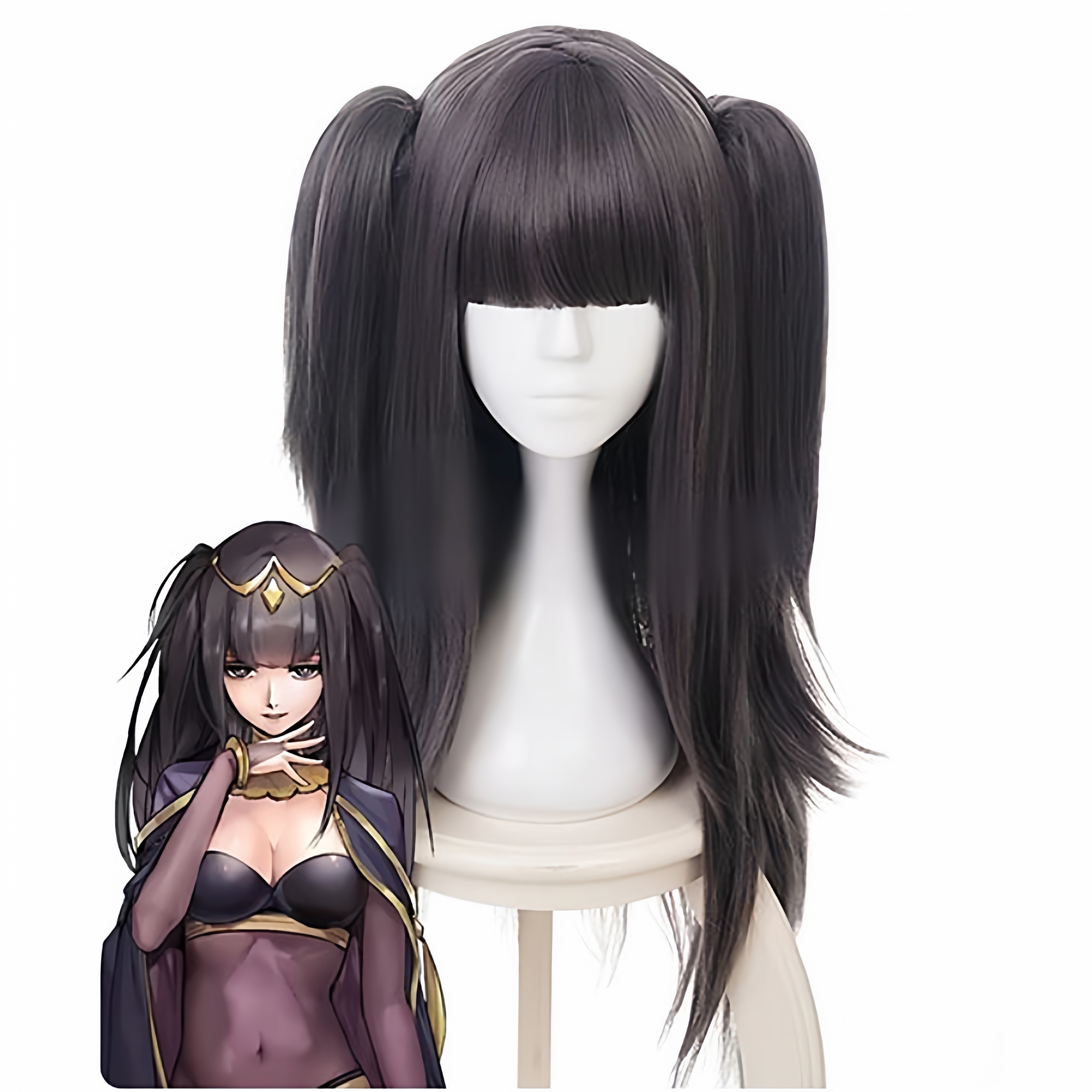 火焰纹章：觉醒-萨莉亚 高温丝 Cosplay假发