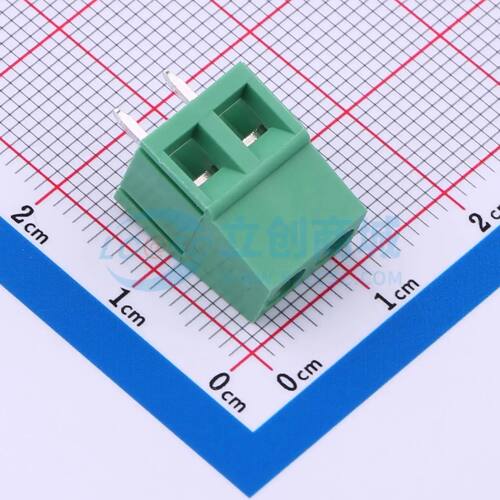 MX128-5.0-02P-GN01-Cu-Y-A螺钉式接线端子5mm 1x2P直插绿色