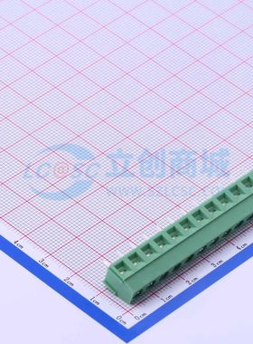 DB127V-5.0-12P-GN-S螺钉式接线端子5mm 1x12P直插绿色