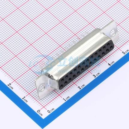 L77SDB25SOL2 直插插件 D-Sub/VGA连接器 25P 母座2排可开票