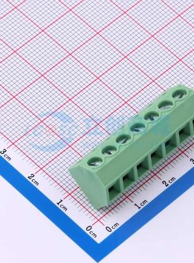 DB127S-5.0-7P-GN-S螺钉式接线端子5mm 1x7P直插绿色