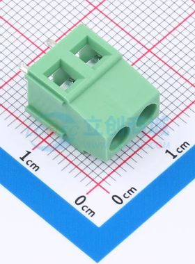 DGL508-2P28L-MG361螺钉式接线端子5.08mm 1x2P直插绿色
