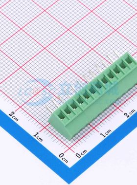 DGL254-12P28V-MG361螺钉式接线端子2.54mm 1x12P直插绿色