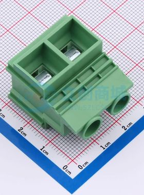 DB116A-12.7-2P-GN-P螺钉式接线端子12.7mm 1x2P直插绿色