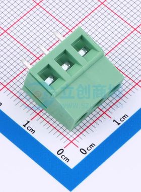 DGL500-3P28V-MG361螺钉式接线端子5mm 1x3P直插绿色