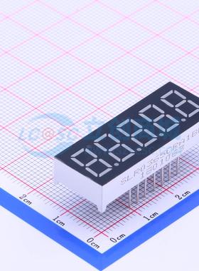 5位0.36英寸红色数码管 共阳极SLR0365CRA1BD/AFN-3651A可开票
