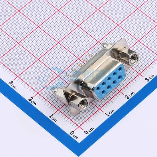 D-SUB-DP-9PSM-AD 直插插件 D-Sub/VGA连接器 9P 母座2排可开票