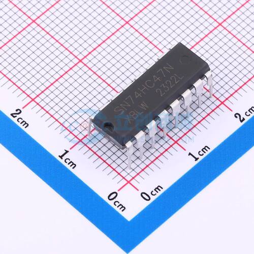 全新原装SN74HC47N(XBLW) LED驱动芯片DIP-16可开票