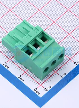 插拔式接线端子MX2EDGKA-5.08-03P-GN01-Cu-Y-A 插件,P=5.08mm可