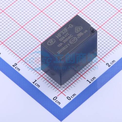 全新正品HF32F-G/024-HT 插件,10.2x18.4mm 功率继电器质量保证