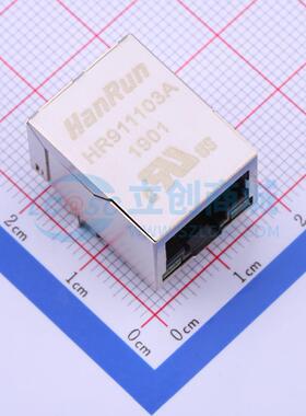 全新HR911103A 插件 以太网连接器(RJ45 RJ11)原装正品可开票