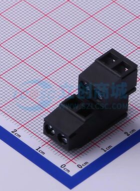 DB128B-5.08-2*2P-BK-S螺钉式接线端子5.08mm 2x2P直插黑色