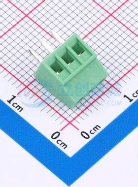 DGL254-3P28V-MG361螺钉式接线端子2.54mm 1x3P直插绿色