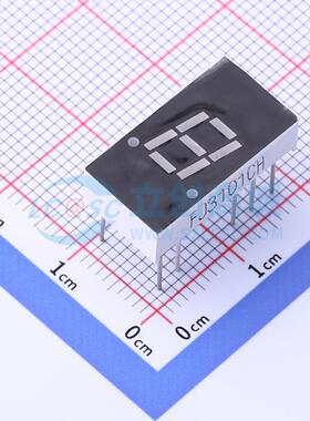 1位0.3英寸共阴红光 左右脚 数码管LED数码管FJ3101CH可开票