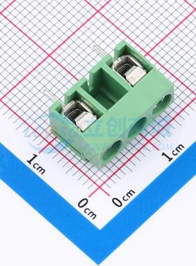 ZX-DG26V-5.0-3AP4螺钉式接线端子5mm 1x3P(缺1P)直插绿色
