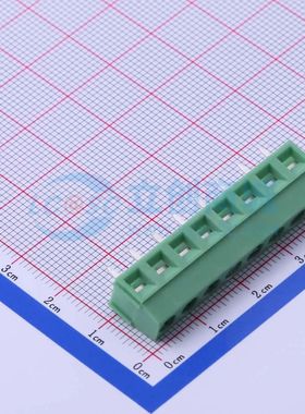 DB127V-5.0-8P-GN-S螺钉式接线端子5mm 1x8P直插绿色