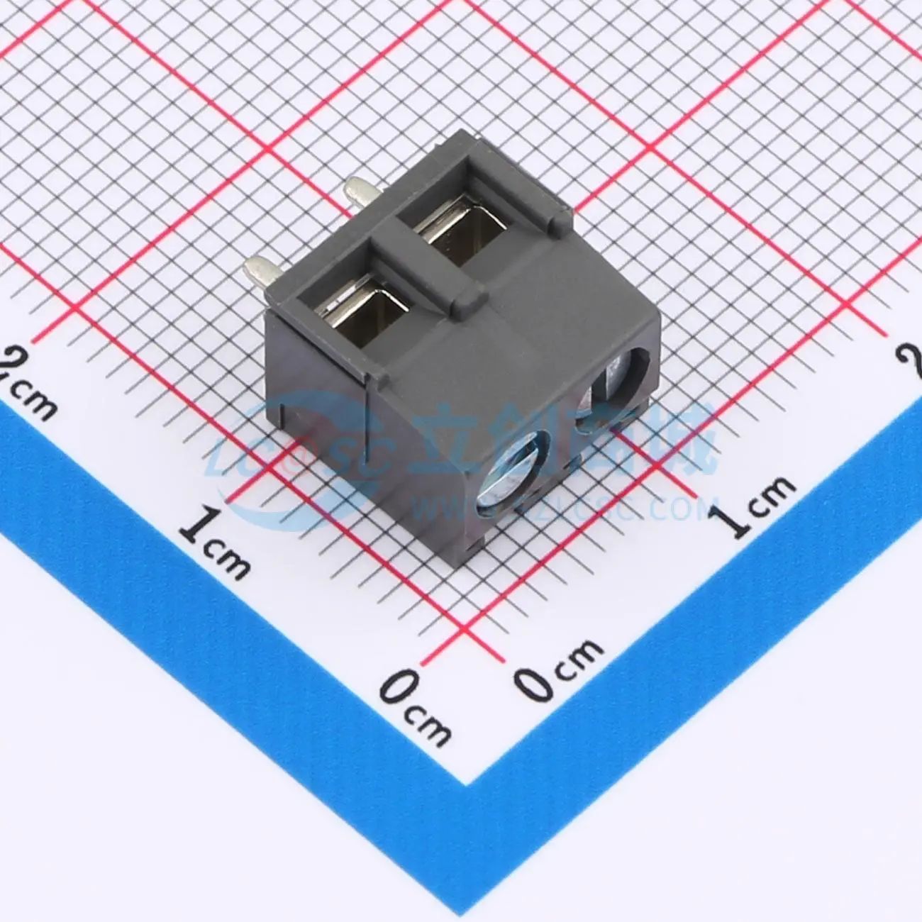 141-A-111/02螺钉式接线端子5.08mm 1x2P弯插灰色