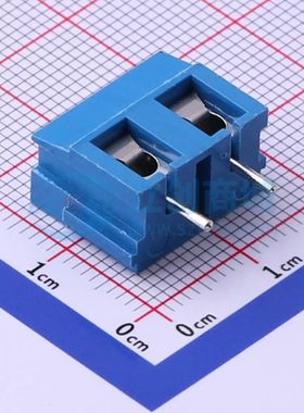 XY300V-B-7.5-2P螺钉式接线端子7.5mm 1x2P直插蓝色
