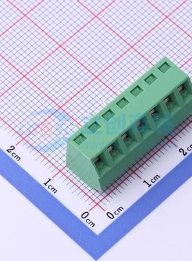 DB127S-3.81-7P-GN-S螺钉式接线端子3.81mm 1x7P直插绿色
