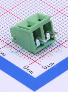 WJ124-3.81-2P螺钉式接线端子3.81mm 1x2P直插绿色