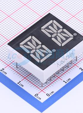 2位0.54英寸 共阴超高红 米字管 数码管LED数码管FJ5241AH可开票
