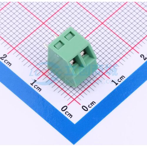 MX127S-3.5-02P-GN01-Cu-Y-A螺钉式接线端子3.5mm 1x2P直插绿色