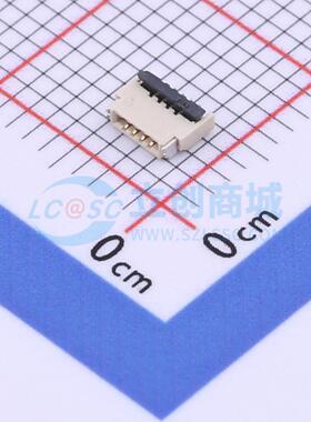 全新KH-FPC0.5-H1.0SMT-4P-QCHF SMD,P=0.5mm FFC/FPC连接器可开