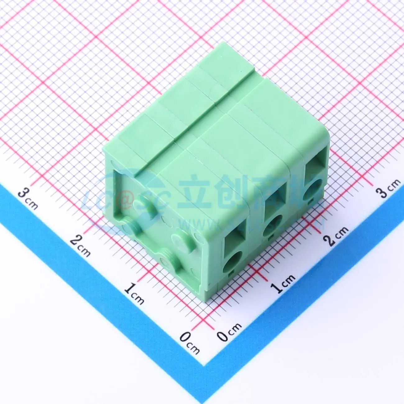 JL105V-75003G01螺钉式接线端子7.5mm 1x3P直插绿色