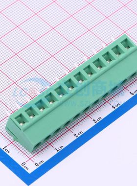 MX128-5.0-12P-GN01-Cu-Y-A螺钉式接线端子5mm 1x12P直插绿色