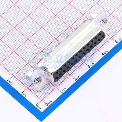 L77SDBH25SOL2RM5 直插插件 D-Sub/VGA连接器 25P 母座2排可开票