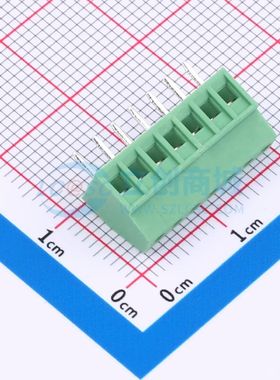 DGL254-7P28V-MG361螺钉式接线端子2.54mm 1x7P直插绿色