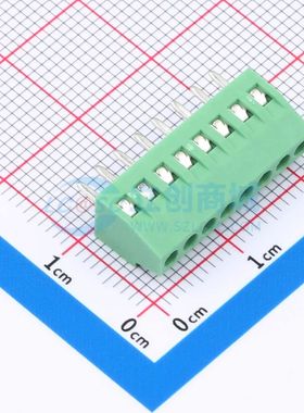 DGL254-8P28V-MG361螺钉式接线端子2.54mm 1x8P直插绿色