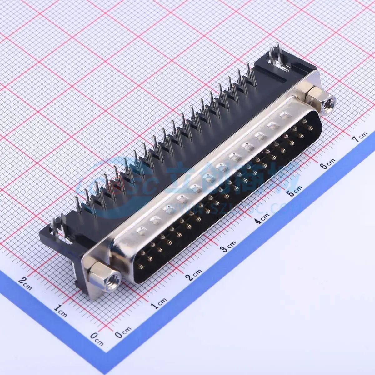 X0337WT7W3 弯插 D-Sub/VGA连接器 37P 公座可开票