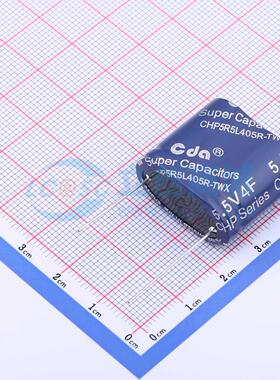 全新CHP5R5L405R-TWX 5.5V4F 插件,P=17.5mm 超级电容器可开票配