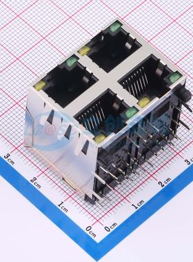 全新DGUK59212288DB1A1DY1C022 插件 以太网连接器(RJ45 RJ11)原