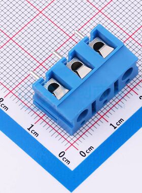 DB300v-7.5-3p-BU-S螺钉式接线端子7.5mm 1x3P直插蓝色
